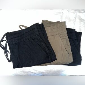 Bundle of 3 NWOT CJLA Alisa Joggers, Size Medium